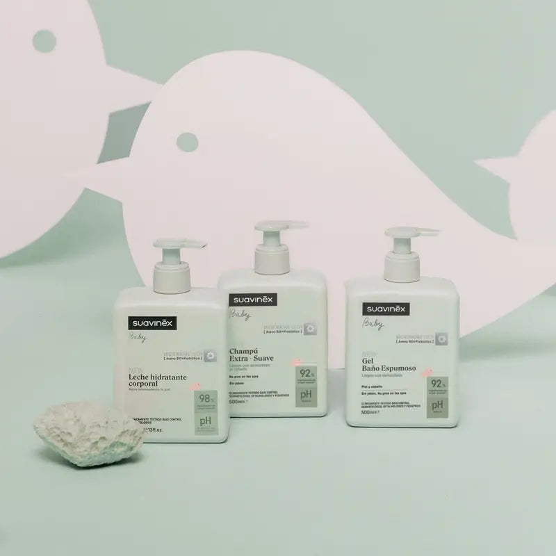 Suavinex Gel - Baño Espumoso Para Bebés, 500 Ml