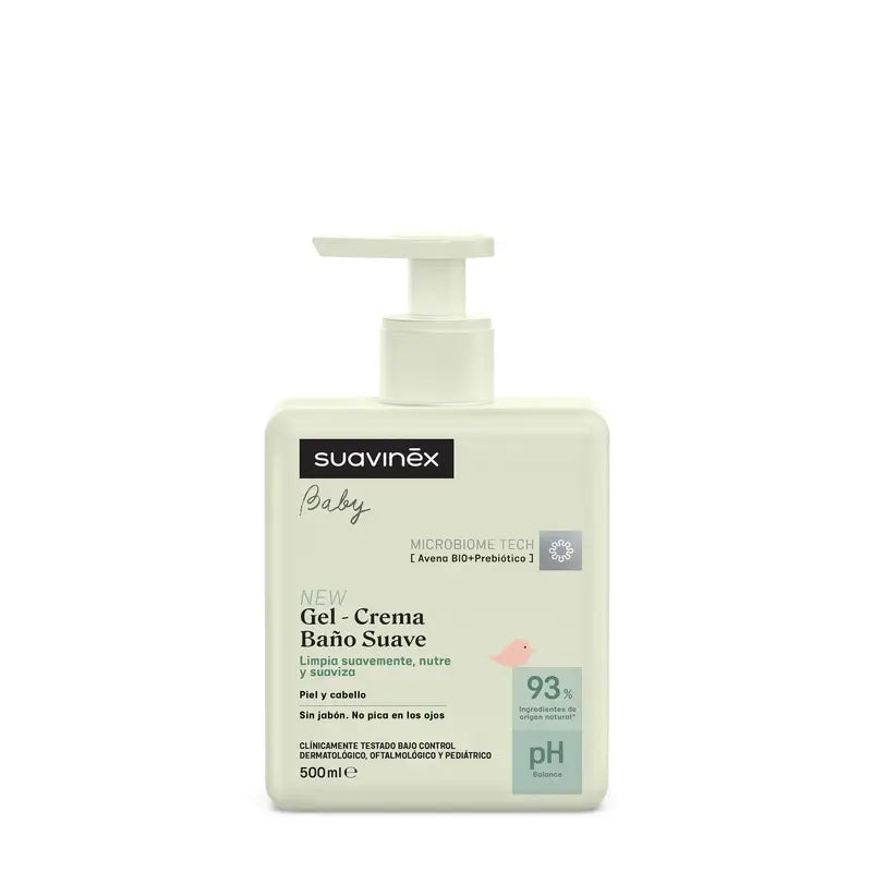 Suavinex Gel - Crema Baño Suave Para Bebés, 500 Ml