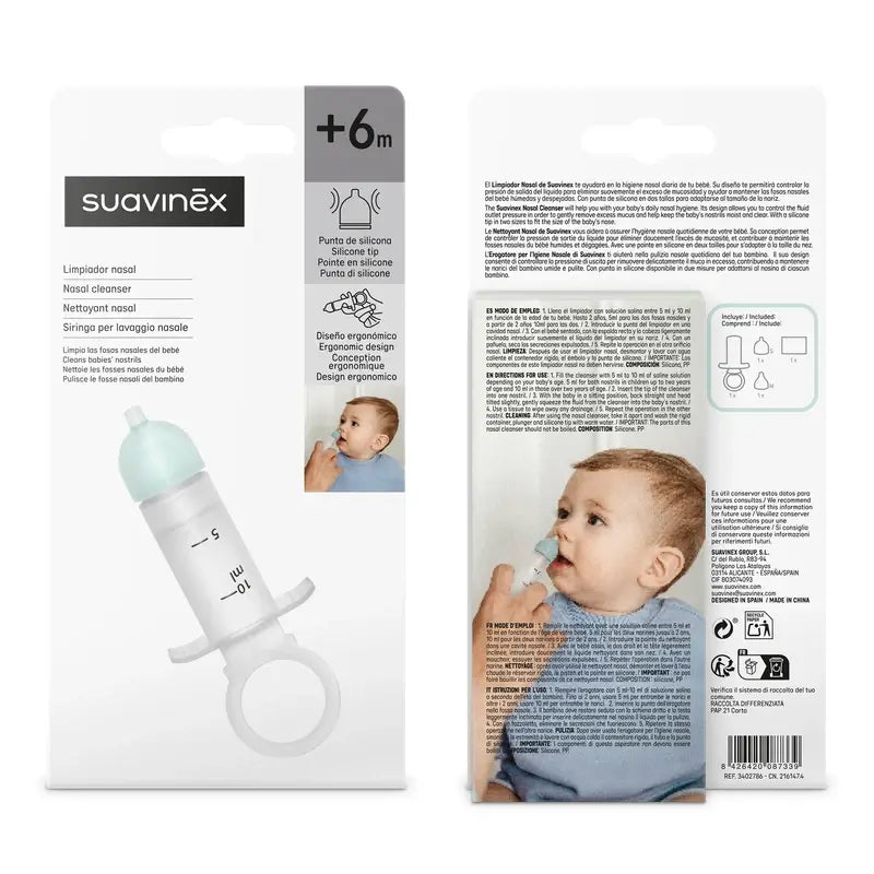 Suavinex Limpiador Nasal Para Bebés +6 Meses