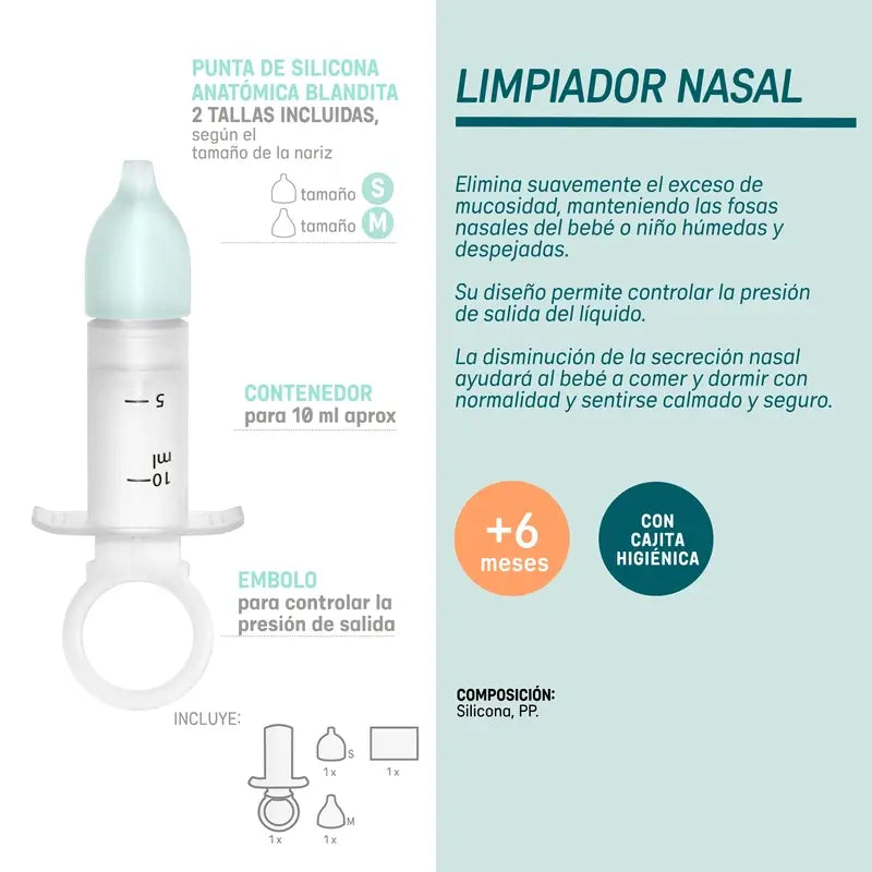 Suavinex Limpiador Nasal Para Bebés +6 Meses