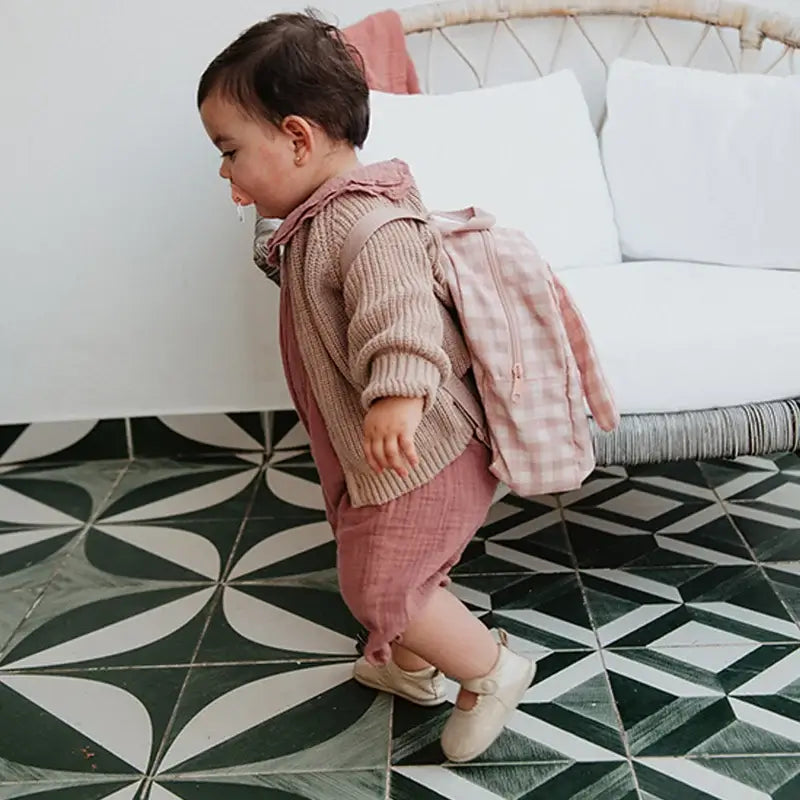 Suavinex Mochila Guardería, Conejo, Rosa