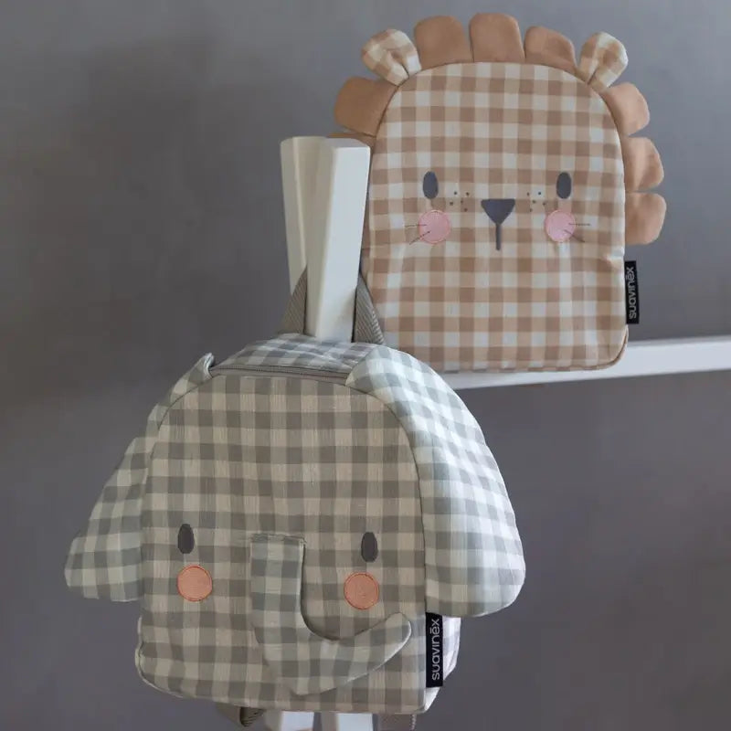 Suavinex Mochila Guardería, Elefante Gris