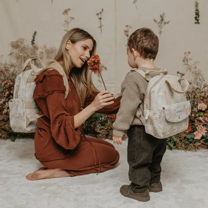 Suavinex Mochila Infantil Estampado Poetry Beige