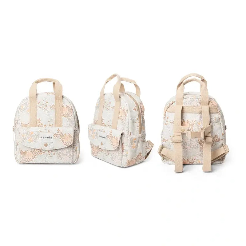 Suavinex Mochila Infantil Estampado Poetry Beige