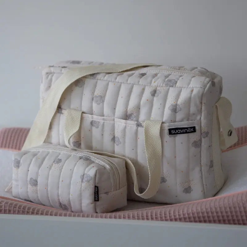 Suavinex Neceser Bebés Viaje De Tela, Beige