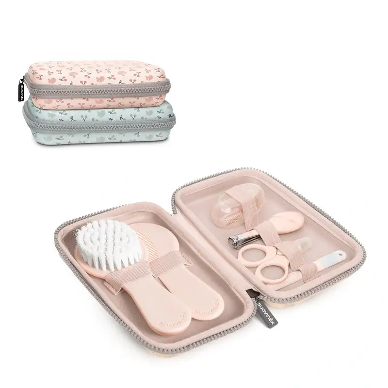 Suavinex Neceser Set Manicura Para Bebés, Rosa