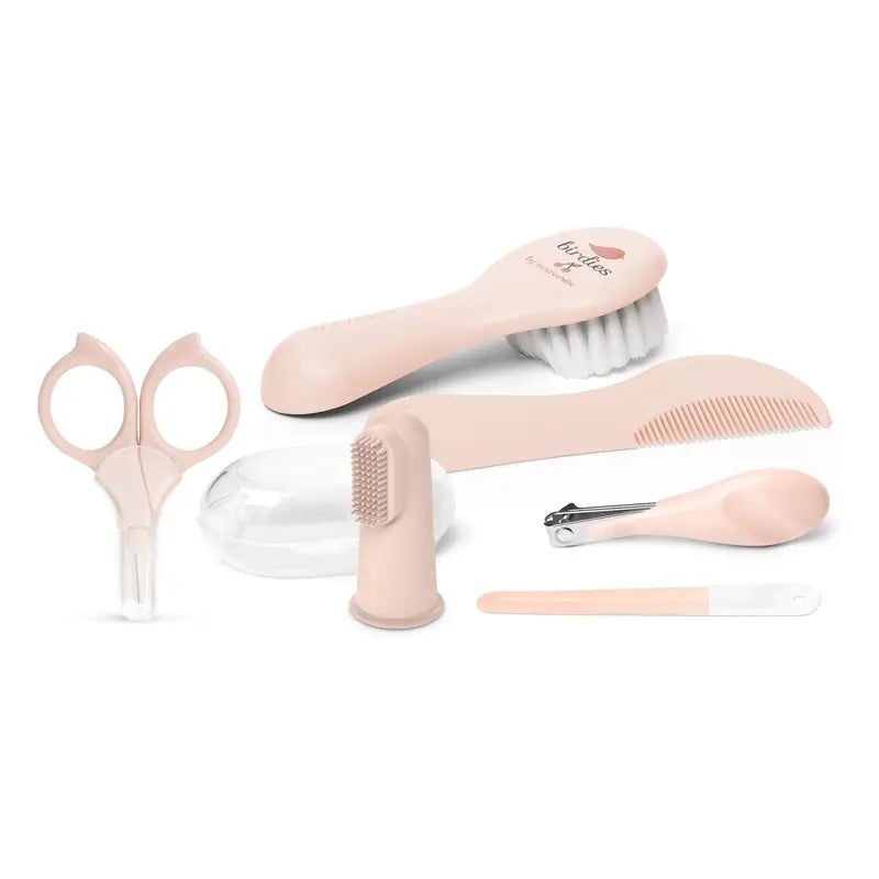 Suavinex Neceser Set Manicura Para Bebés, Rosa