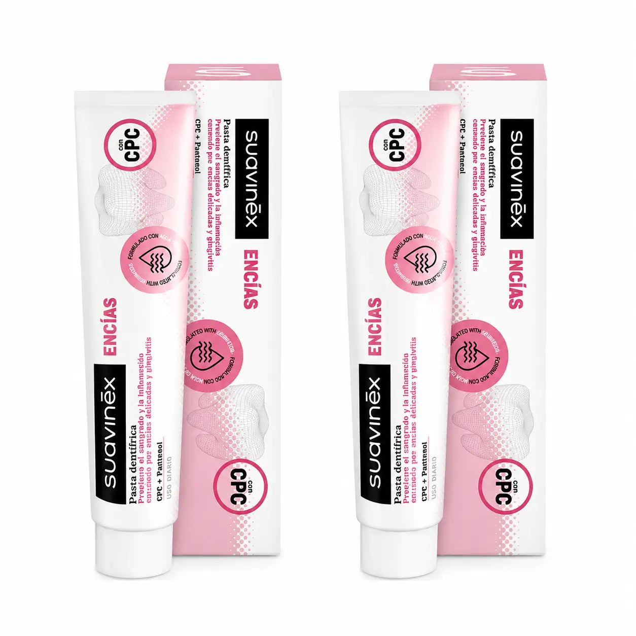 Suavinex Pasta De Dientes Encías, Uso Diario, 75 Ml , pack 2