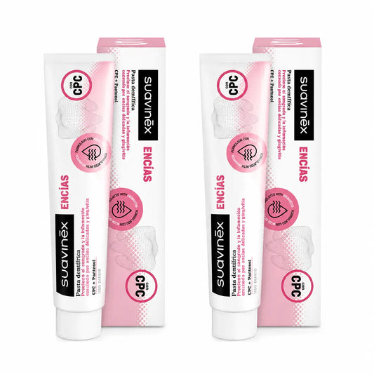 Suavinex Pasta De Dientes Encías, Uso Diario, 75 Ml , pack 2