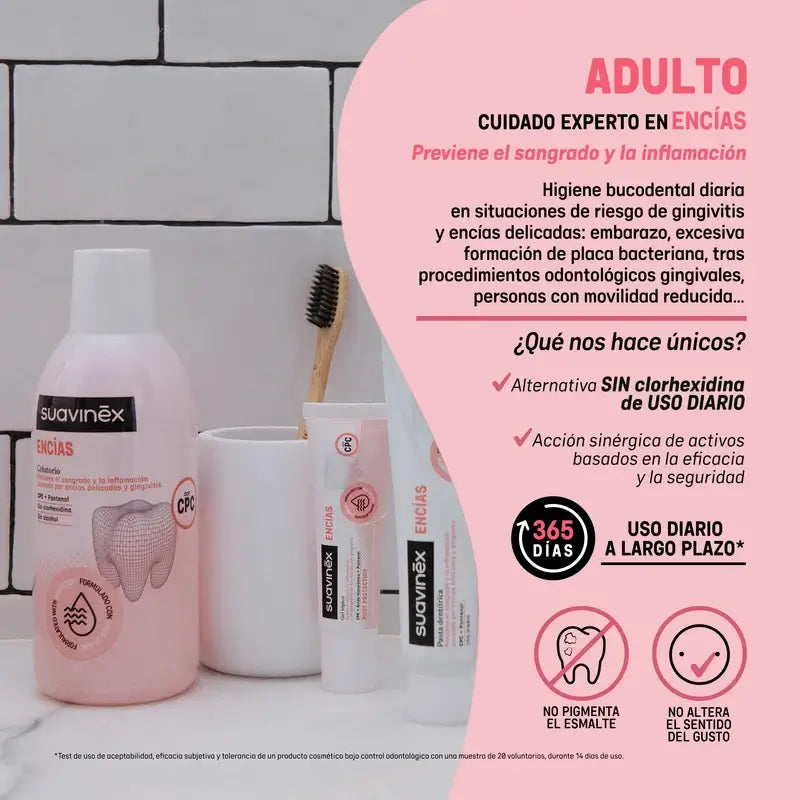 Suavinex Pasta De Dientes Encías, Uso Diario, 75 Ml