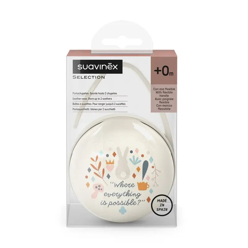 Suavinex Portachupete Wonderland, Beige