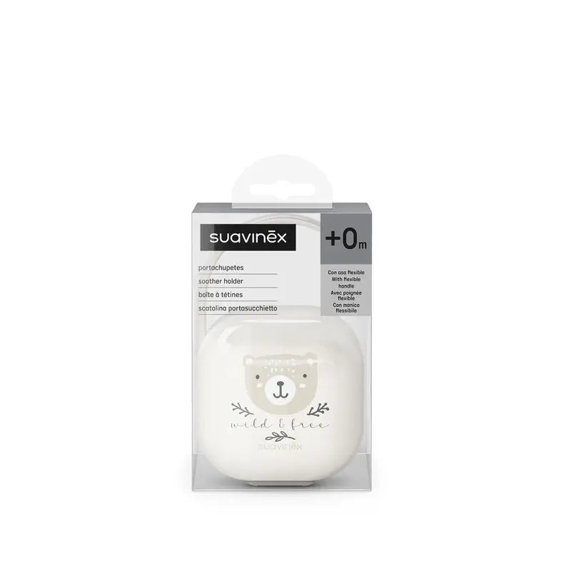 Suavinex Portachupetes +0 Meses Wild&Free Beige