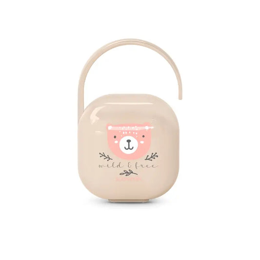 Suavinex Portachupetes +0 Meses Wild&Free Rosa