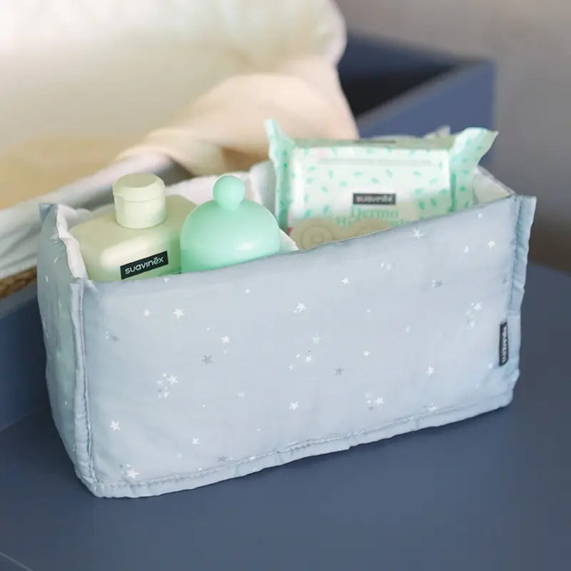 Suavinex Regalo Bebés Leche 300 Ml + Baby Cologne Memories 100 Ml + Toallitas + Mordedor, Azul