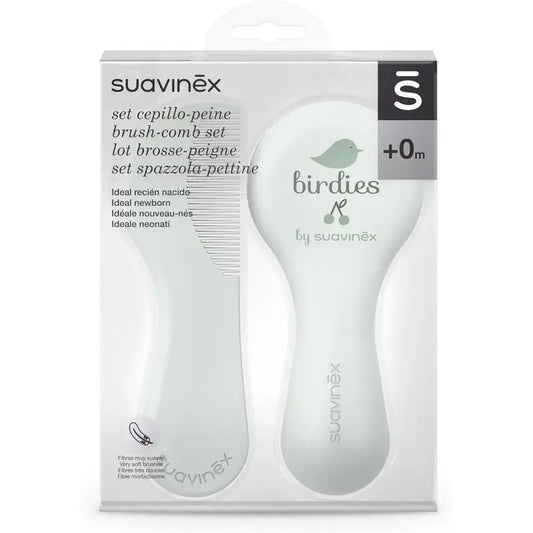 Suavinex Cepillo Y Peine Para Bebés, Verde
