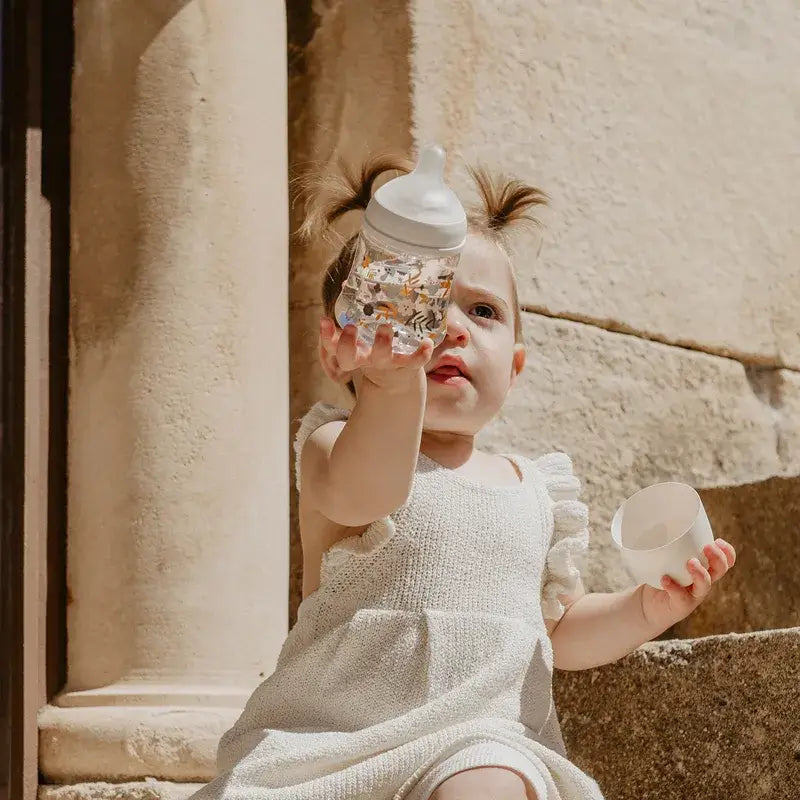 Suavinex Set Regalo Recién Nacido: Biberones + Chupete + Dosificador + Portachupetes + Chupetero, Wonderland Beige