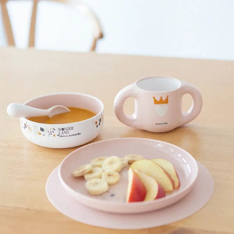 Suavinex Vajilla Bebés +6 Meses, Rosa