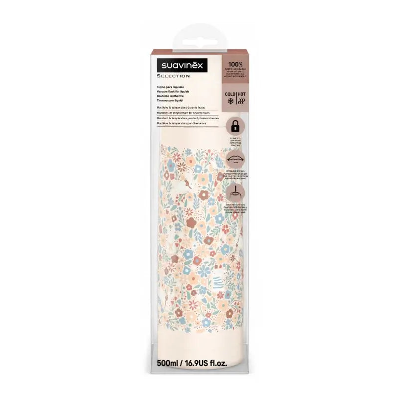 Suavinex Termo Líquidos 500 Ml, Wonderland Flores