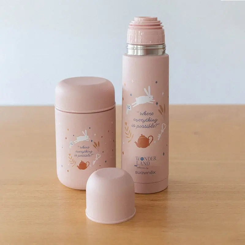 Suavinex Termo Papillero 400 Ml, Wonderland Rosa