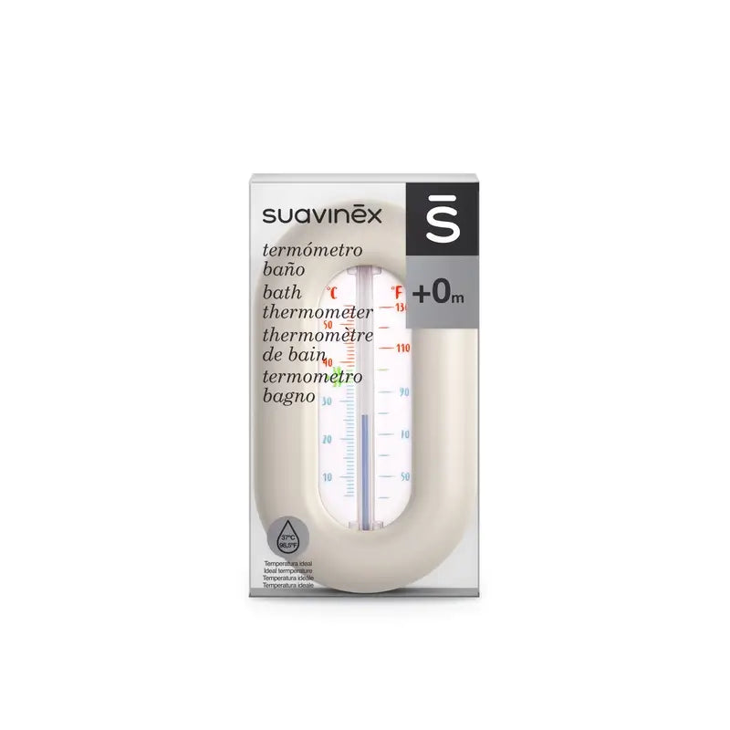 Suavinex Termómetro De Bañera Diseño Wild&Free Gris