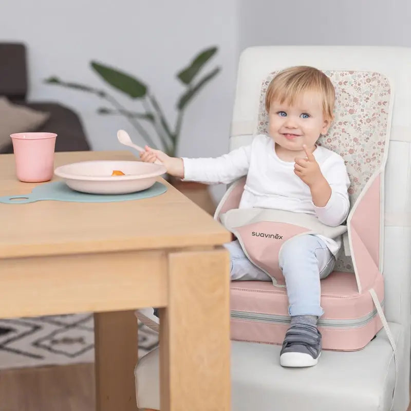 Suavinex Trona Portátil +6 Meses, Rosa