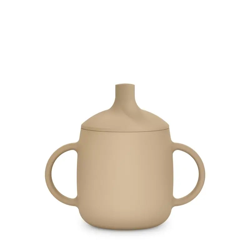 Suavinex Vaso Aprendizaje 3-En-1 De Silicona, +6 Meses, Beige