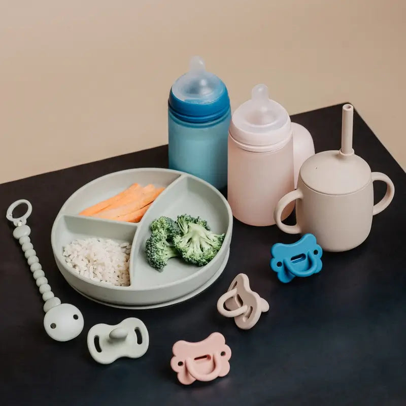 Suavinex Vaso Aprendizaje 3-En-1 De Silicona, +6 Meses, Rosa