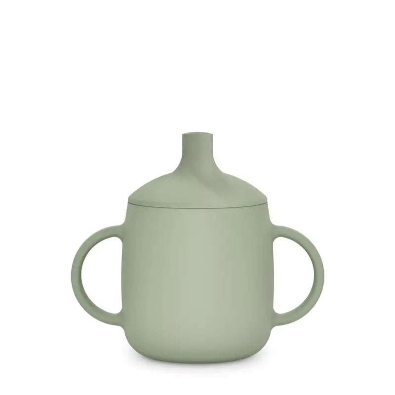 Suavinex Vaso Aprendizaje 3-En-1 De Silicona, +6 Meses, Verde