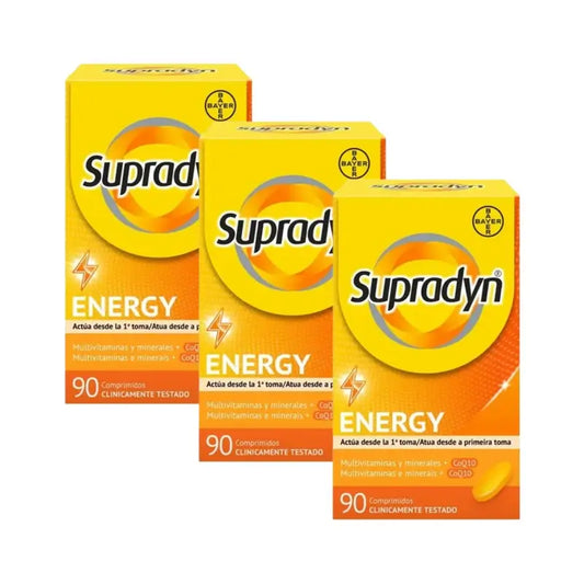 Supradyn Energy Vitaminas, Minerales y Energía Diaria, 3X90 comprimidos
