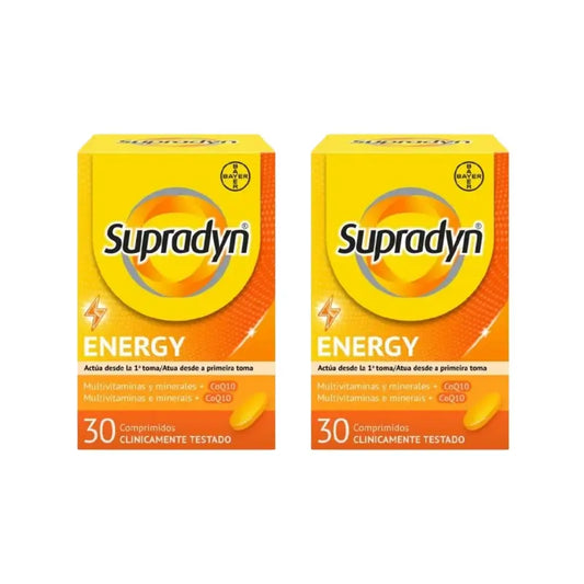 Supradyn Energy Vitaminas, Minerales y Energía Diaria, 2x30 Comprimidos
