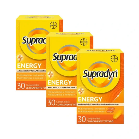 Supradyn Energy Vitaminas, Minerales y Energía Diaria, 3x30 Comprimidos