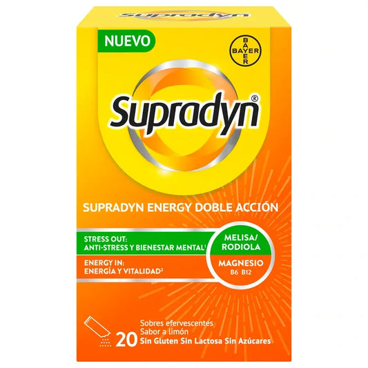 Supradyn Energy Doble Acción, 20 Sobres