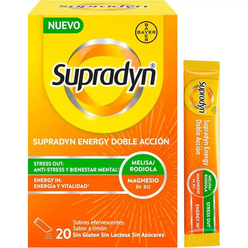 Supradyn Energy Doble Acción, 20 Sobres