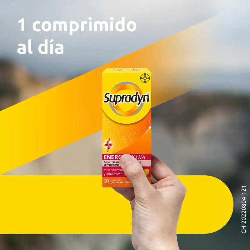 Supradyn Energy Extra Deporte Vitaminas y Energía, 60 Comprimidos