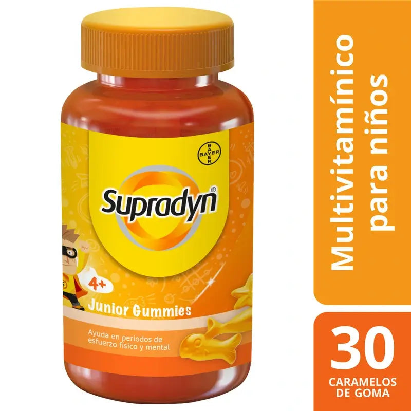 Supradyn Junior Gummies Vitaminas y Energía Niños, 30 Gominolas