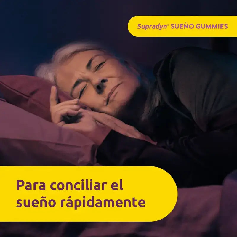 Supradyn Sueño Y Serenidad Gummies Melatonina Y Vitamina B6 , 60 caramelos de goma