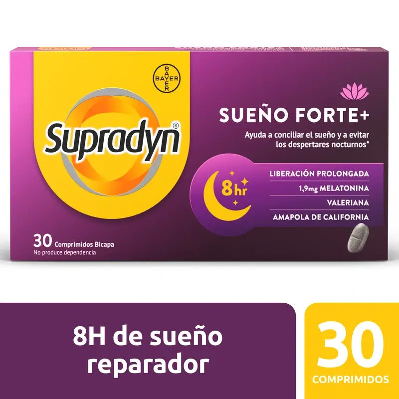 Supradyn Sueño Forte+ Reduce Despertares Nocturnos, 30 Comprimidos