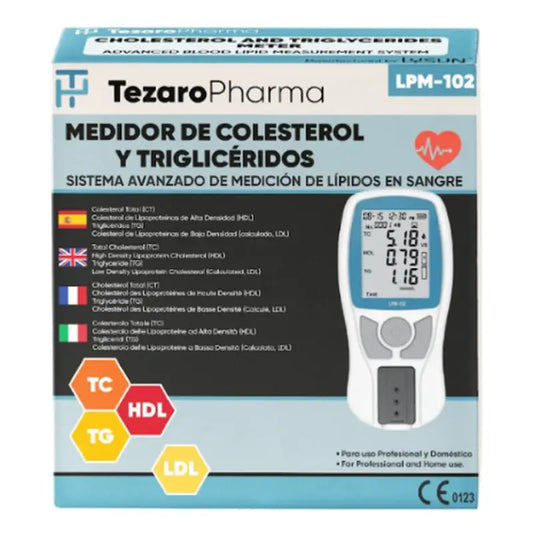 Surgicalmed Medidor De Colesterol Y Triglicéridos De Tezaro Pharma , 1 ud