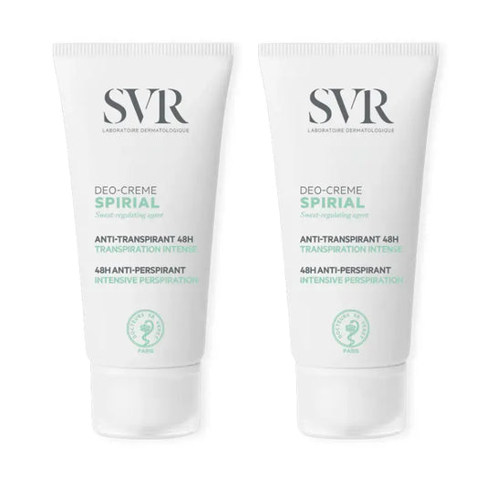 Svr Duplo Spirial Crema Desodorante Antitranspirante 48H  , 2 X 50 Ml