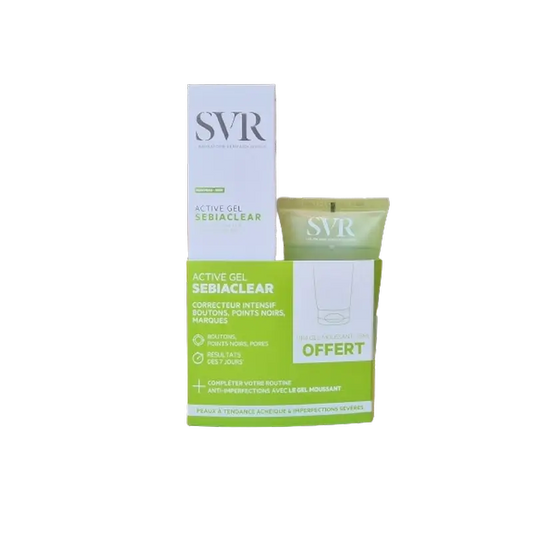 Svr Pack Sebiaclear Active Gel 40Ml + Gel Mousse 55Ml