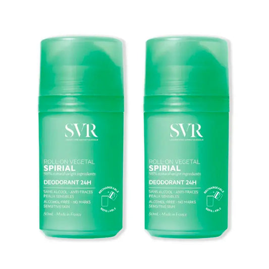 SVR Spirial Vegetal Desodorante Roll On 2x50 ml
