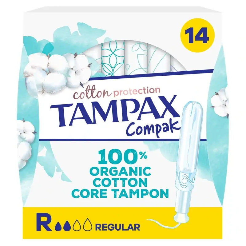 TAMPAX Cotton Protection Regular Tampones con Aplicador 16 unidades