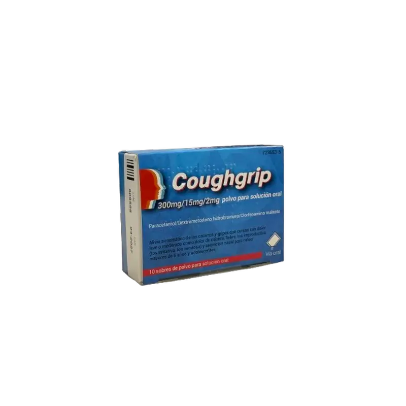 Tecnimede Coughgrip Solución Oral, 10 sobres para diluirlos en agua. polvo