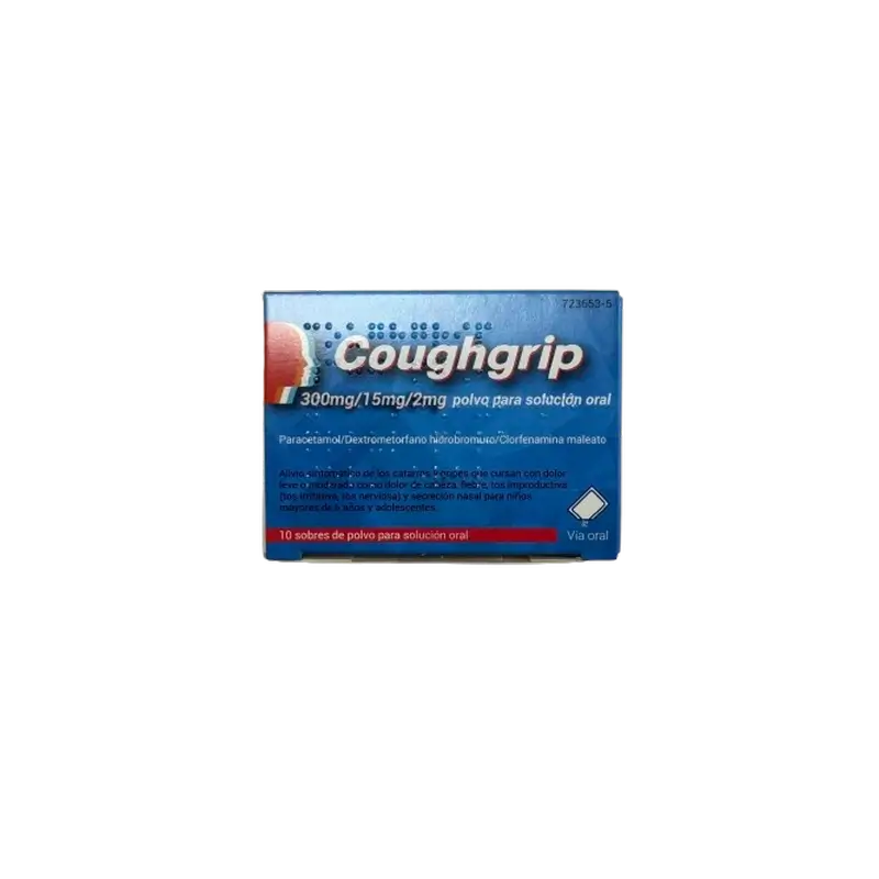 Tecnimede Coughgrip Solución Oral, 10 sobres para diluirlos en agua. polvo