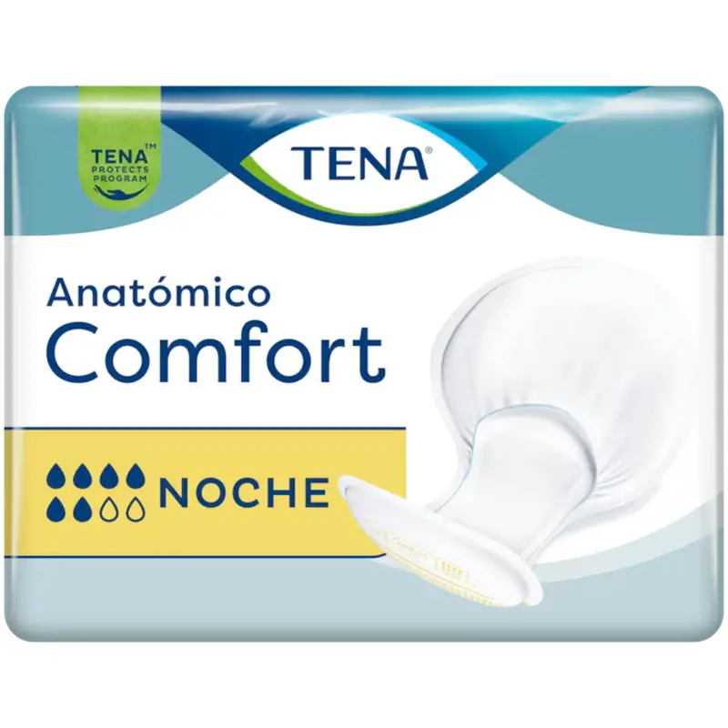 Tena Anatómico Comfort Extra Noche , 80 unidades talla única