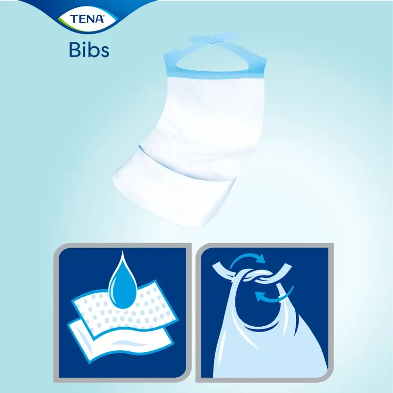 Tena Bibs Talla L, 150 Unidades