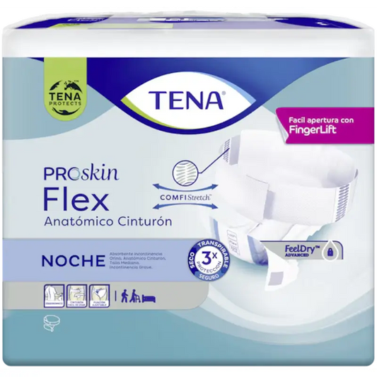 Tena Flex Proskin Plus Mediano Noche , 80 unidades