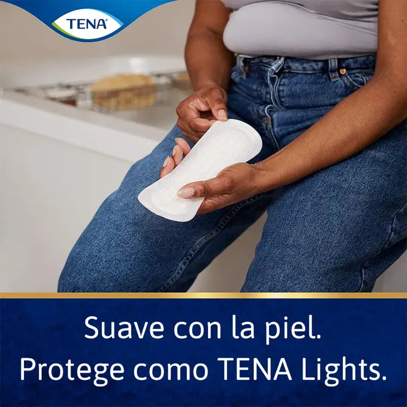 Tena Lights Sensitive Long Liner, 20 Unidades