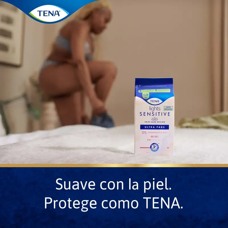 Tena Lights Sensitive Mini Ultra, 20 Unidades