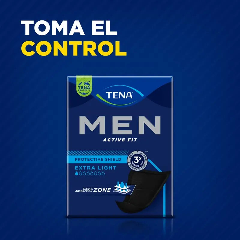Tena Men Escudo Protector Extra Light, 14 Unidades